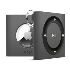 Custodia Airtag W7 Retro Mp3 - Grigio