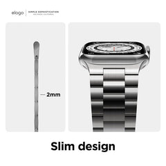 Cinturino Apple Watch Acciaio Inossidabile 44/45mm - Colore Oro Rosa