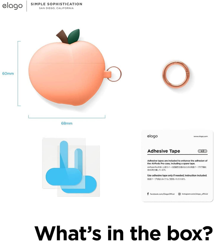 Airpods 3 Peach Case