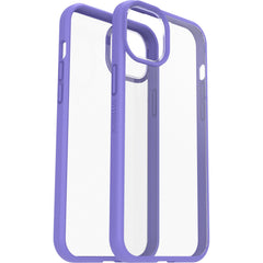 React - Custodia Per Iphone 14 Plus - Clear/Purple