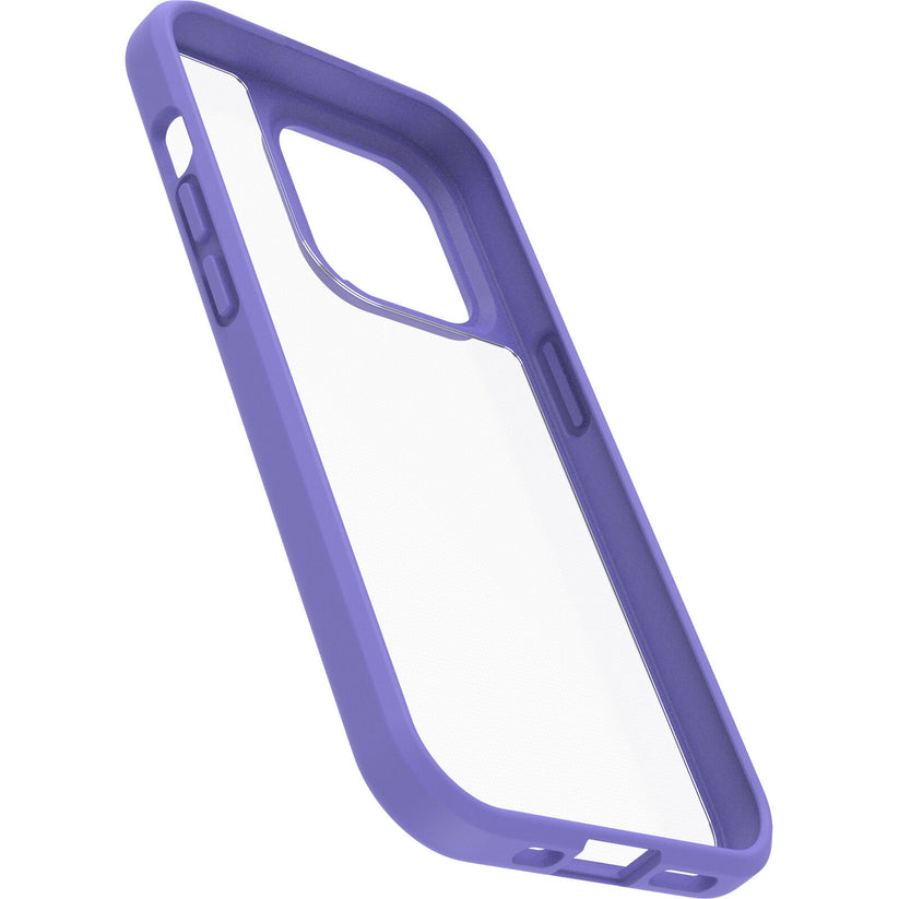 React - Custodia Per Iphone 14 Pro - Clear/Purple