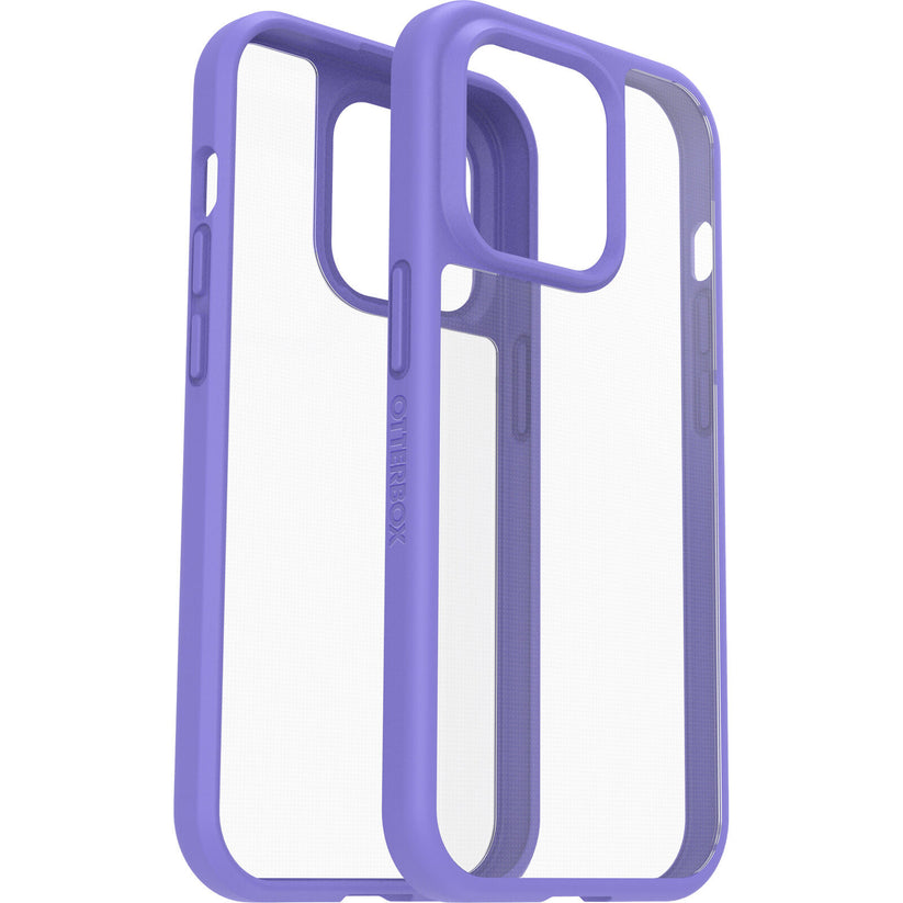 React - Custodia Per Iphone 14 Pro - Clear/Purple