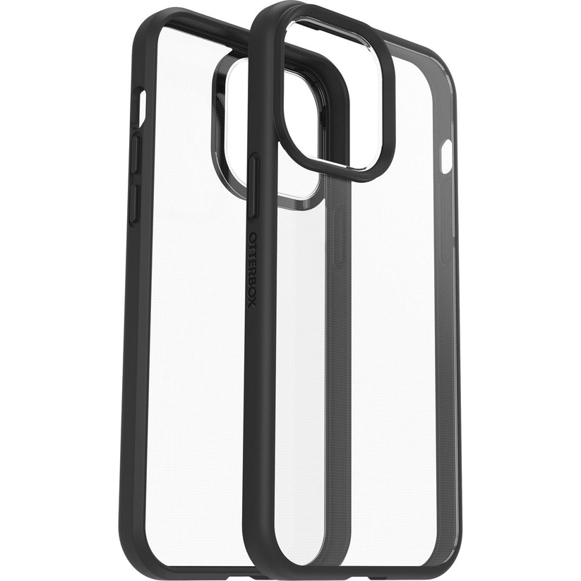 React - Custodia Per Iphone 14 Pro Max - Clear/Black
