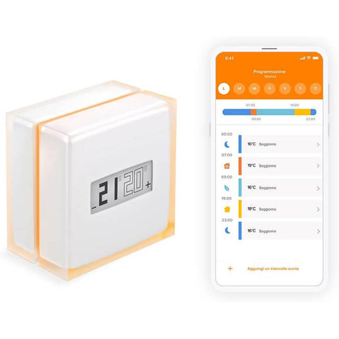Termostato Intelligente per caldaia autonoma - Kit di Base per Riscaldamento Autonomo - NTH01-IT-EC