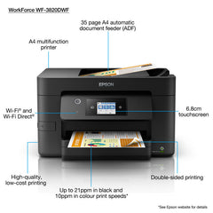 Stampante Multifunzione Epson Workforce Pro WF-3820DWF - Inkjet A4