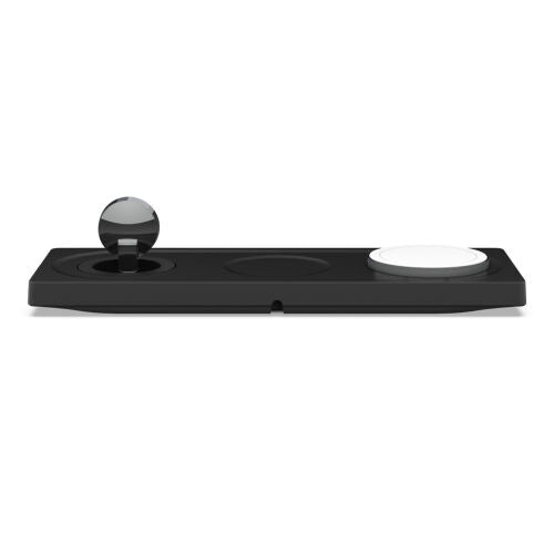 Tappetino Di Ricarica Wireless Magsafe 3 in 1 da 15W - Nero