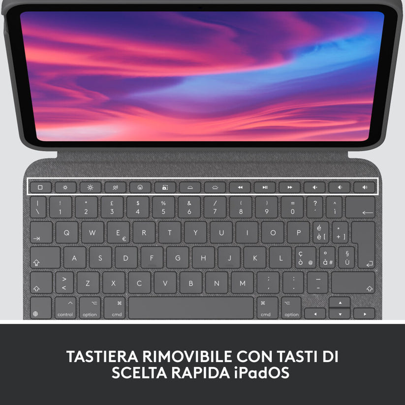 Custodia tastiera Combo Touch per iPad (10th gen - Grigio