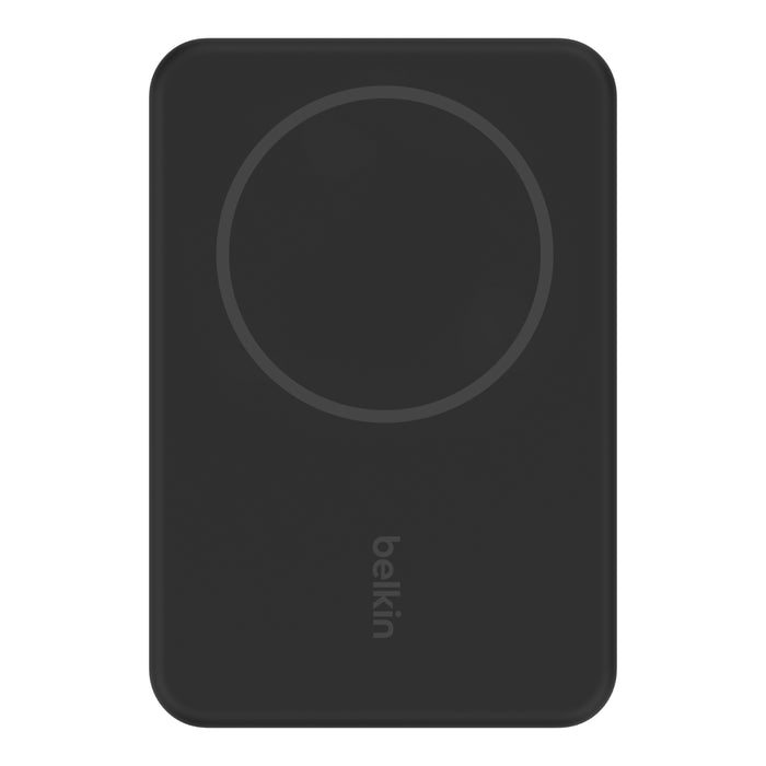 Batteria esterna Powerbank wireless magnetica 5K + supporto - Nero