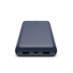 Powerbank 15w 20k con Cavo Usb-A Usb-C - Blu
