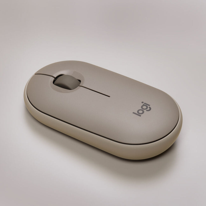 Mouse Bluetooth Logitech M350 Ambidestro - Sabbia