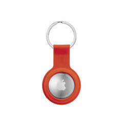 GiGiTag Custodia in silicone con portachiavi per AirTag - Corallo