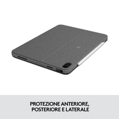 Custodia tastiera Combo Touch iPad Air (4/5a Gen.) - Grigio