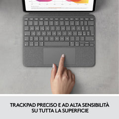 Custodia tastiera Combo Touch iPad Air (4/5a Gen.) - Grigio