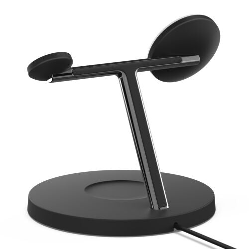 Base di Ricarica Wireless 3 In 1 con teconologia MagSafe 15W - Nero