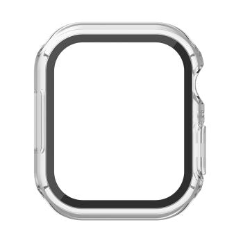 Proteggi schermo Antimicrobico + Bumper TemperedCurve 2 in 1 per Apple Watch SCREENFORCE - Trasparente - 45mm