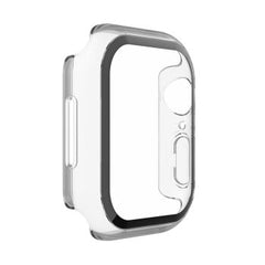 Proteggi schermo Antimicrobico + Bumper TemperedCurve 2 in 1 per Apple Watch SCREENFORCE - Trasparente - 45mm