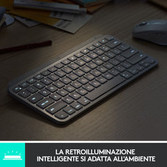 Tastiera Wireless MX Keys Mini - Grigio