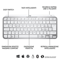 Tastiera Wireless MX Keys Mini - Grigio