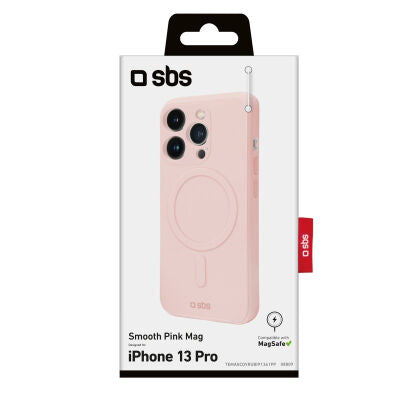 Custodia compatibile con ricarica MagSafe per iPhone 13 Pro - Rosa
