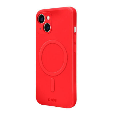 Custodia compatibile con ricarica MagSafe per iPhone 13 Pro - Rosso