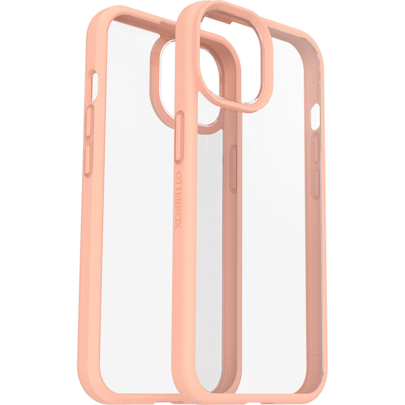Custodia React iPhone 15 - Pesca/Trasparente