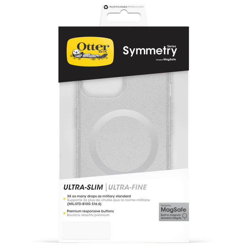 Custodia Symmetry Clear Magsafe iPhone 15 - Glitter/Trasparente