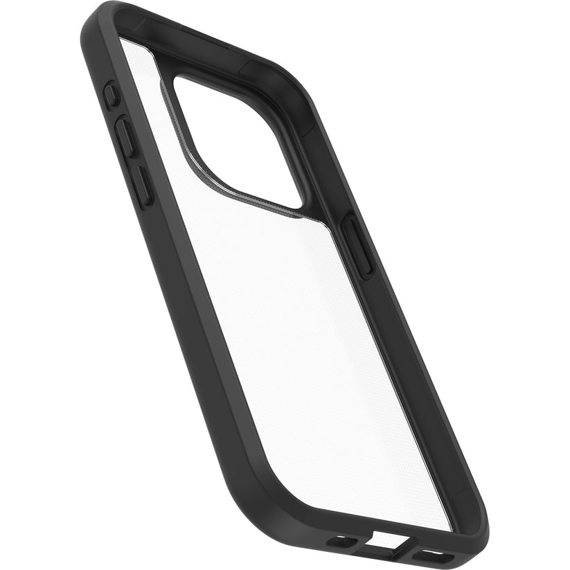 Custodia React iPhone 15 Pro - Trasparente/Nero