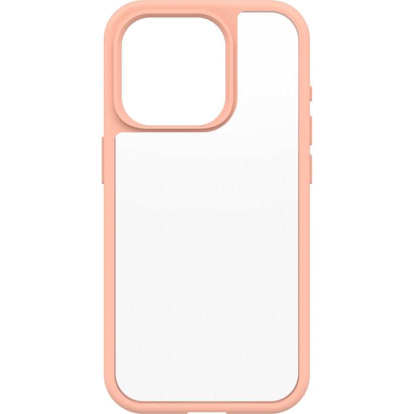 Custodia React iPhone 15 Pro - Pesca/Trasparente