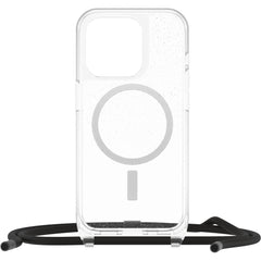 Custodia MagSafe con Laccetto iPhone 15 Pro - Glitter/Trasparente