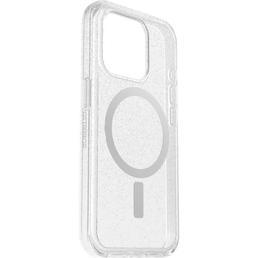 Custodia MagSafe Symmetry iPhone 15 Pro - Glitter/Trasparente