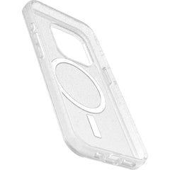 Custodia MagSafe Symmetry iPhone 15 Pro - Glitter/Trasparente