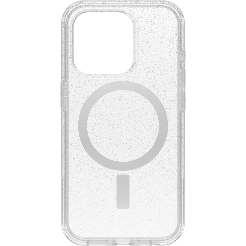 Custodia MagSafe Symmetry iPhone 15 Pro - Glitter/Trasparente