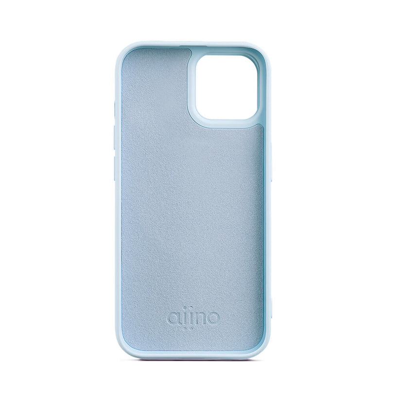 Custodia Alma riciclata con magnete per iPhone 15 - Azzurro