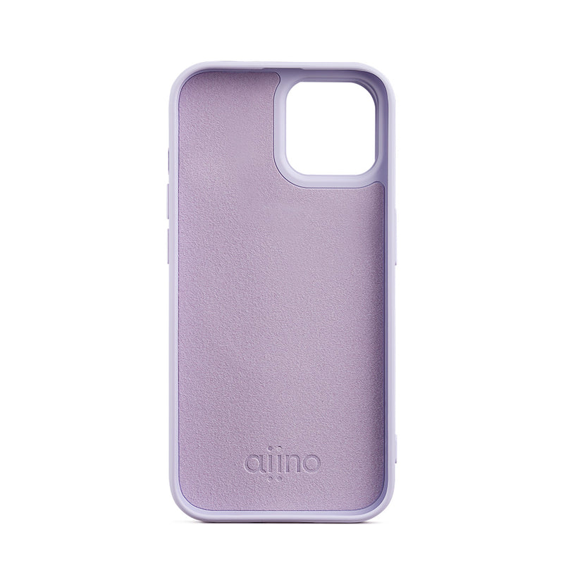 Custodia Alma riciclata con magnete per iPhone 15 - Lilla