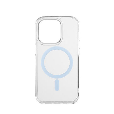 Custodia Frozen con magnete per iPhone 15 Pro - Azzurro