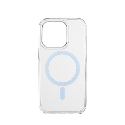 Custodia Frozen con magnete per iPhone 15 Pro - Azzurro