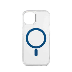 Custodia Frozen con magnete per iPhone 15 - Blu