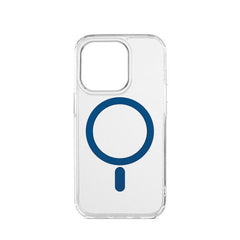 Custodia Frozen con magnete per iPhone 15 Pro Max - Blu