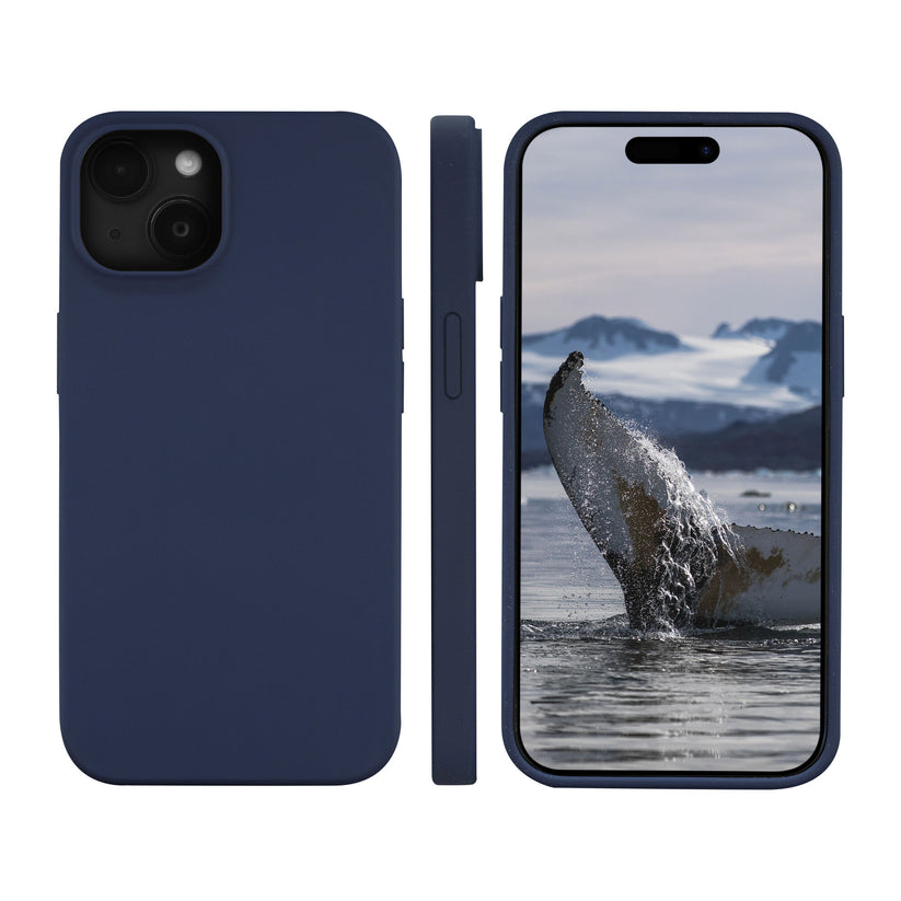Custodia Monaco iPhone 15 Plus - Blu