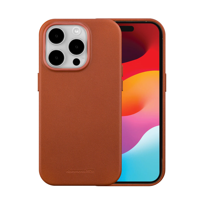 Custodia Roskilde iPhone 15 Pro - Cuoio