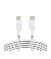Cavo Intrecciato Pvc Usb-C To Usb-C 1m Twin Pack - Bianco