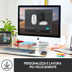 Mouse Wiriless MX Anywhere 3 per Mac - Grigio