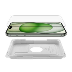 Pellicola in Vetro Temperedglass iPhone 16 Plus e15 Plus con supporto per l’installazione incluso