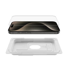 Pellicola in Vetro Temperedglass iPhone 15 Pro con supporto per l’installazione incluso