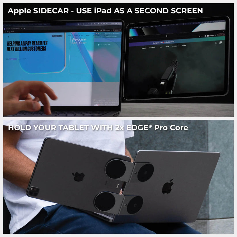 EDGE Pro Core Stand magnetico per iPhone e iPad - Grigio