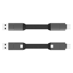 Cavo universale portachiavi inCharge 6 in 1 - Grigio