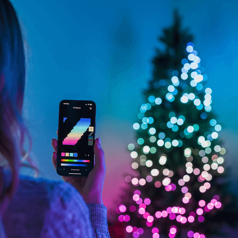 Luci LED intelligenti Twinkly Strings 400 Led - Multicolor + Bianco