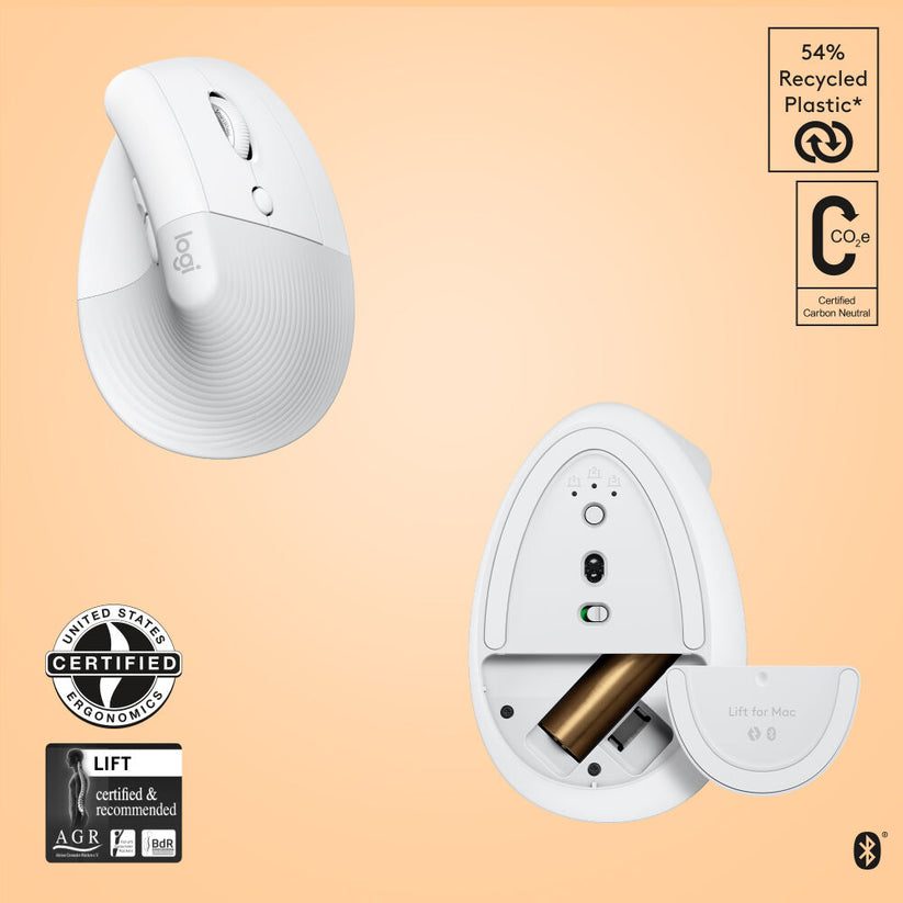 Mouse Lift per Mac - Bianco