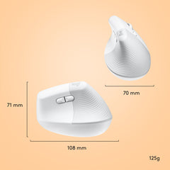 Mouse Lift per Mac - Bianco