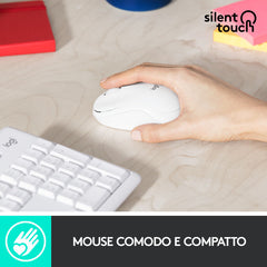 Kit Tastiera e mouse wireless MK270 - Bianco